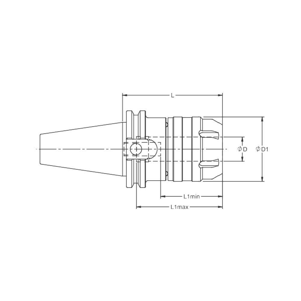 CAT40 AccuMill™ Multi-Milling Chuck - Image 2