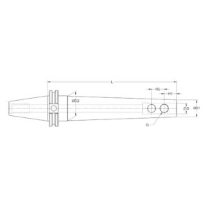 CAT40 End Mill Holder X-Long