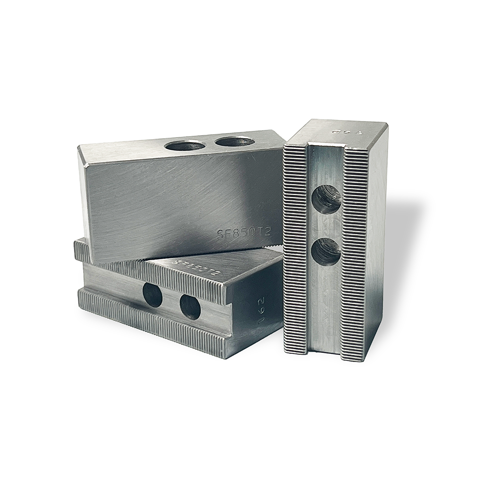 Steel Flat Serrated Top Jaws